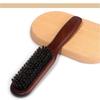 New Brown Boar Bristle Hair Brush Fragrance-free Professional Barber Styling Tool Bristle Brush for Thick Fine Hair