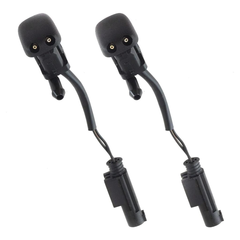 2X New Windshield Heated Washer Sprayer Nozzle Jet 61668361039 For-BMW 5 Series E39 528I 530I M5