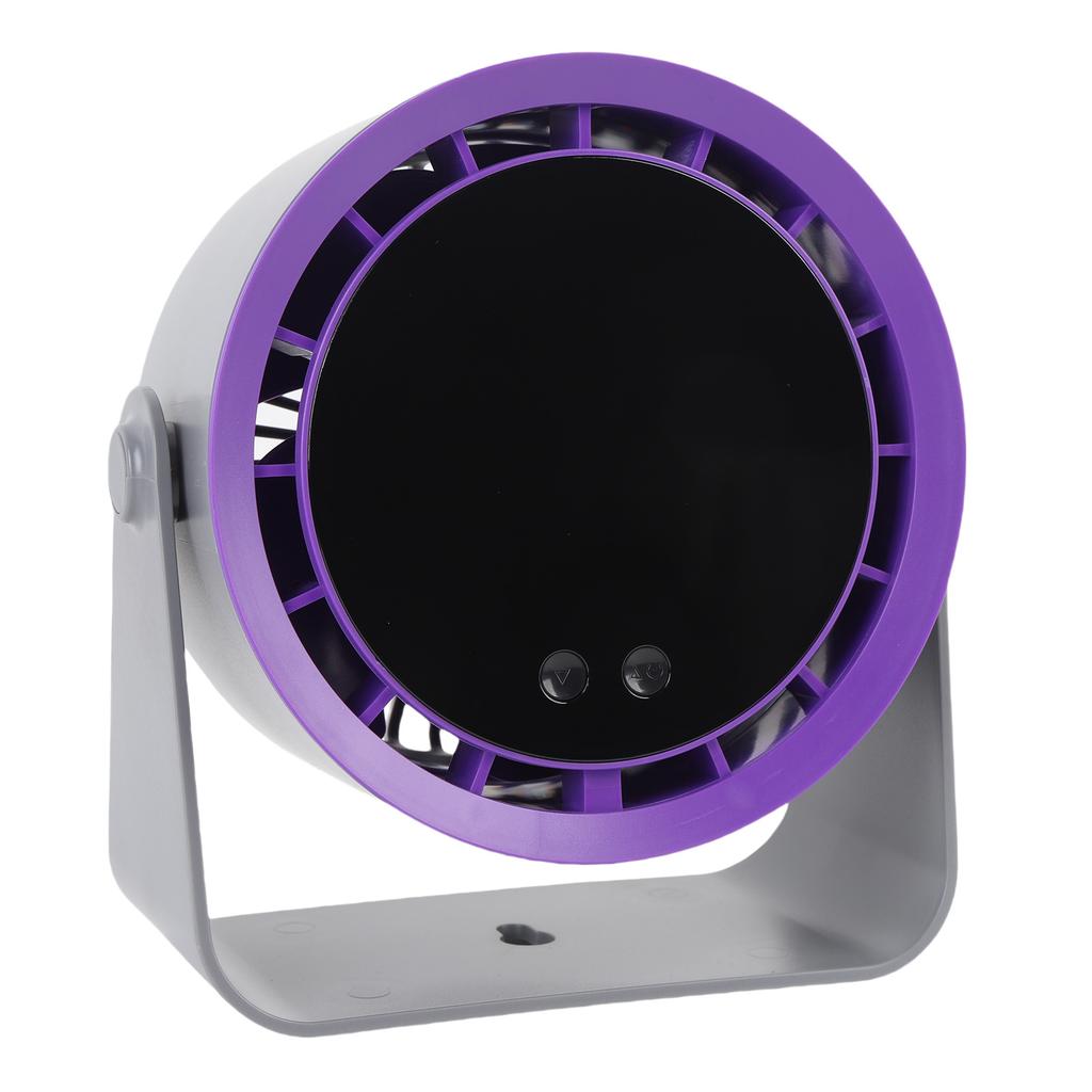 Desk Turbo Fan 2400mAh Rechargeable 100 Speeds Portable Air Circulator Fan Digital Display Wall