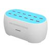 120W 12 Port USB Charging Station Portable Heat Resistant USB Hub Charger 100‑240V UK Plug