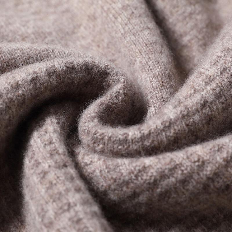 Herbst und Winter Herrenpullover mit halbhohem Kragen, leuchtender Hemdpullover, neuer Herrenpullover von Tide