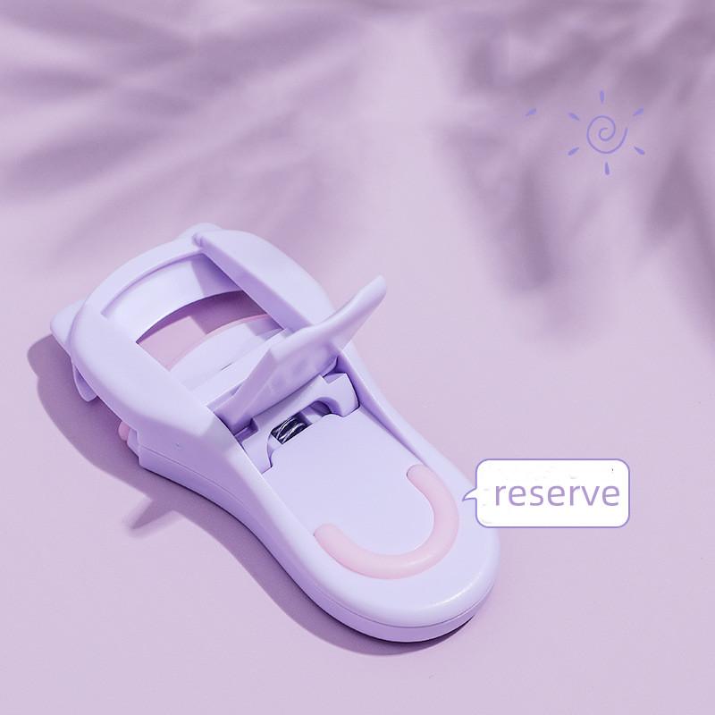 New Eyelash Curler Cute Cat Claw Wide Angle Local Clamp Professional Set Long Lasting Eyelash Clip Portable Female Beauty Tool