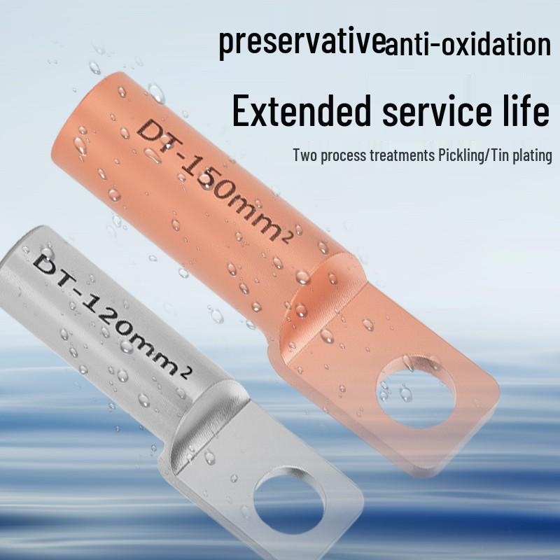 DTF Square Head Copper Oil Plug Connector - Wire Nose Terminal for 16/95/240 Sq mm Circuit Breaker Wiring.