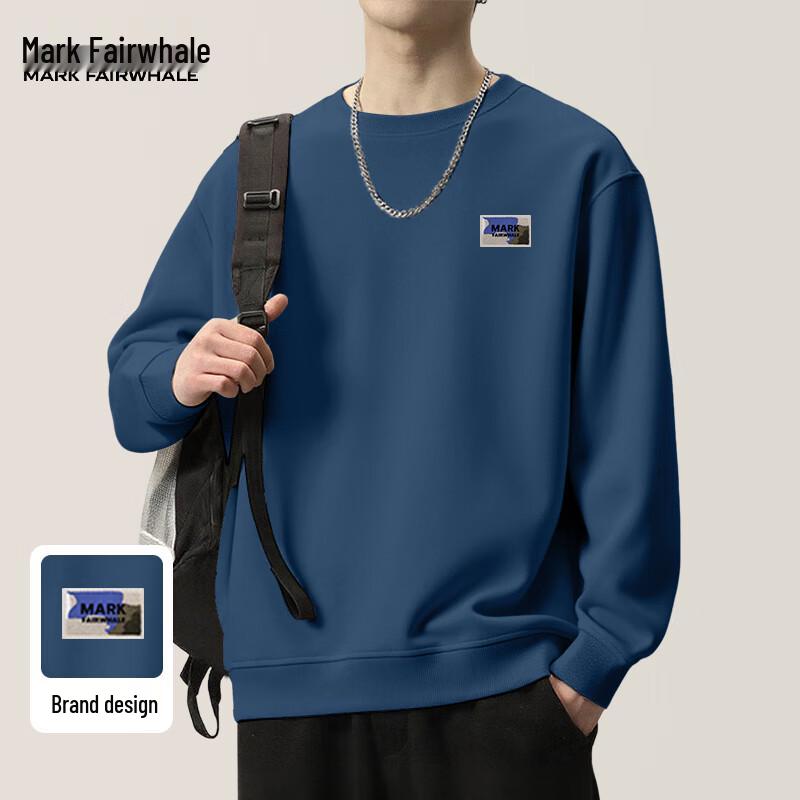 Mark Fairwhale Men's 2025 Autumn Heavyweight Round Neck Pullover