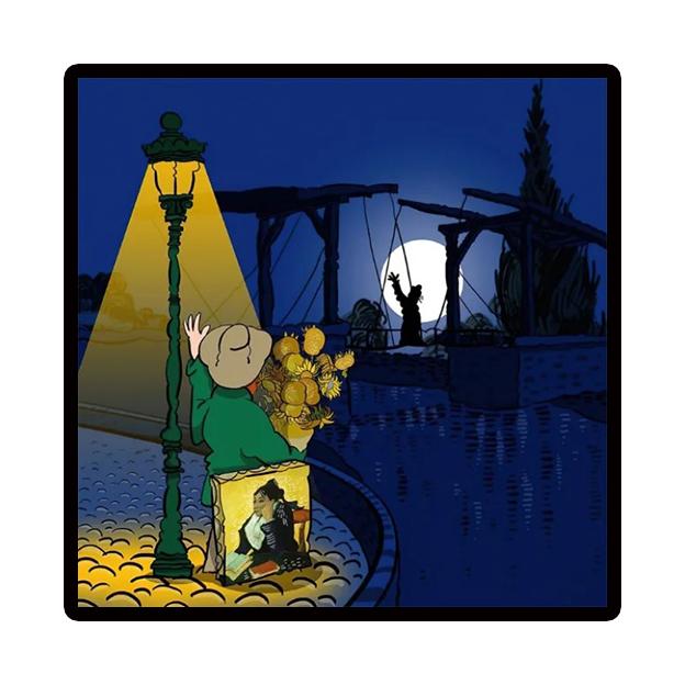 Starry Night by Vincent Van Gogh Famous Artist Art Posters and Prints Abstract Wall Picture Canvas Oil Painting Home Decoration