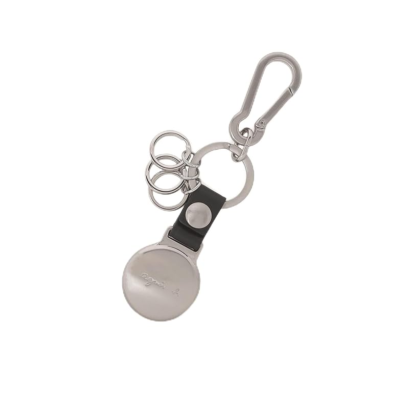 

[agnes b] Airtag key ring VAH09-01 men s Free silver