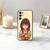 Food for the Soul M-Mako K-Kawai Phone Case Black Silicone Soft For Samsung S25,S24,S21,S22,S23,S30,Ultra,S20,Plus,Fe,Lite