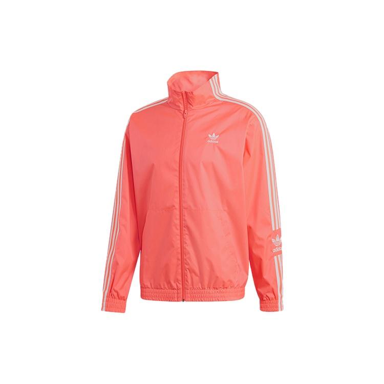 adidas originals Zipper Casual Sports Jacket Flash Red Men s ED6095 L