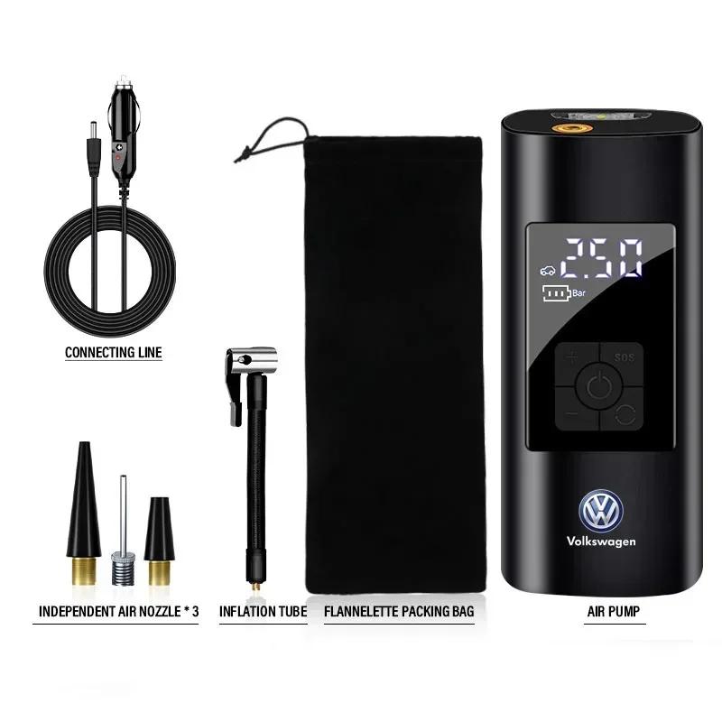 

B6 VW For Volkswagen 1Pcs Car Tire Inflator Smart Digital Inflatable Pump Auto Accessories For Volkswagen B6 B7 B5 Golf Polo Tig