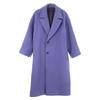 stunning lure 114290142200 Purple wool x cashmere single chesterfield coat coat 1 purpleUsed