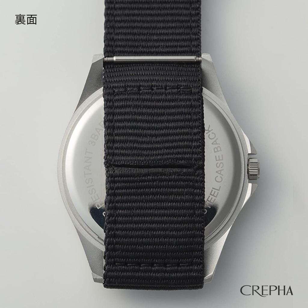 [Klefer] Relógio de Bolso Relógio Mosquetão À Prova d'Água Luminoso Analógico Pulseira de Nylon 191205 Masculino Preto