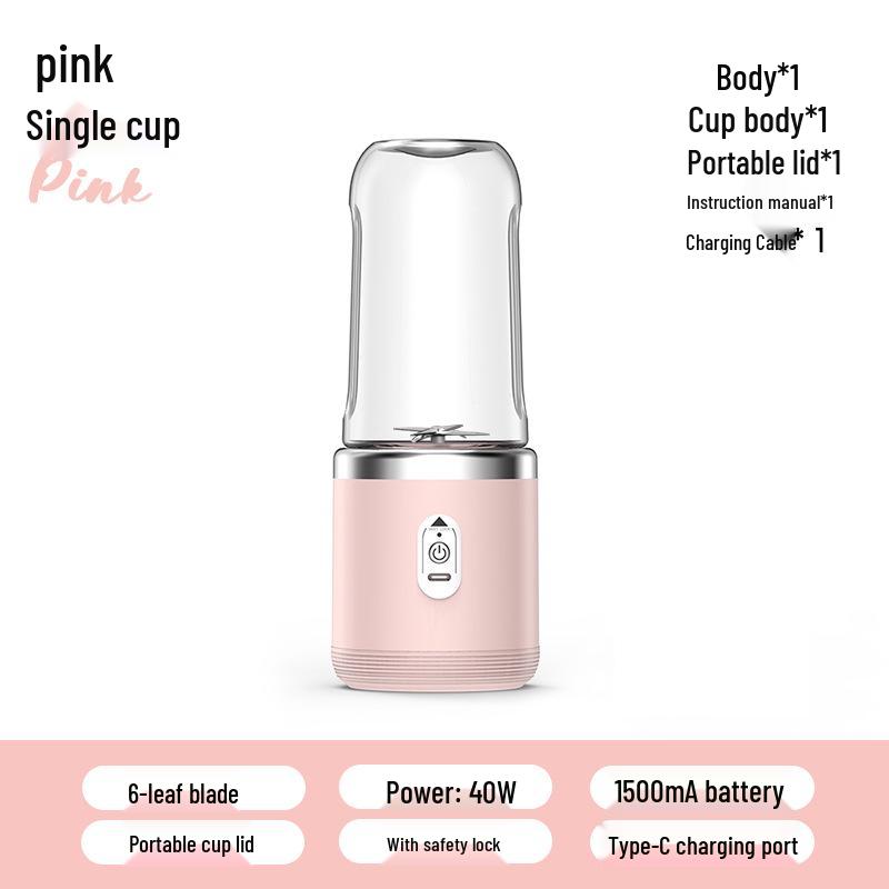 Customized Portable Multi-functional Juicer Cup for Students and Home Use