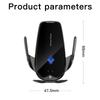15W Wireless Chargers Car Air Vent Stand Phone Holder Fast Charging Station Infrared Induction For Samsung iPhone Max Huawei