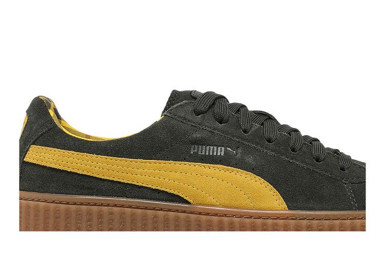 Women's Sneakers Puma Cleated Creeper Rihanna Fenty Suede Green (Women's) Rosin/Lemon-Vanilla Ice