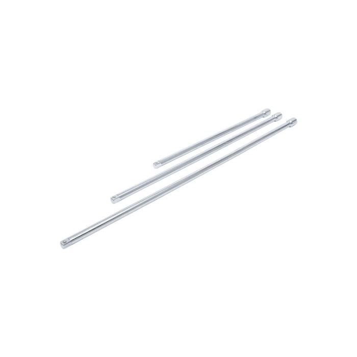 Rallonges pour clé à cliquet - BGS - 92237 - 3 pcs - 450/600/750 mm - Acier au carbone