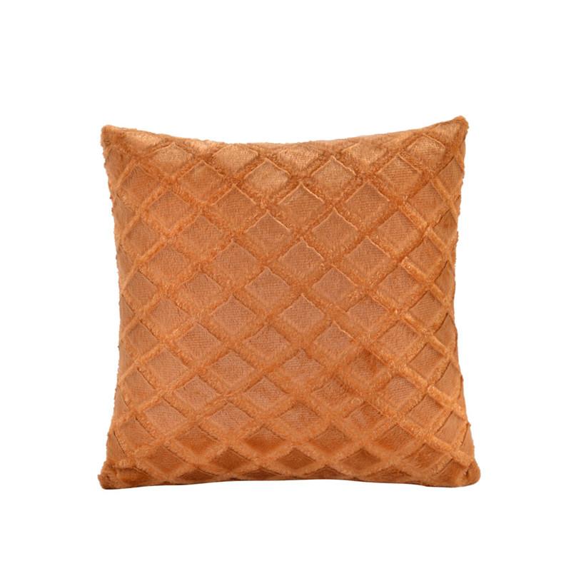 43x43cm Weiche Plüsch Quadratische Kissenhülle Uni Farbe Dekoration für Zuhause Wohnzimmer Sofa Stuhl Sitz