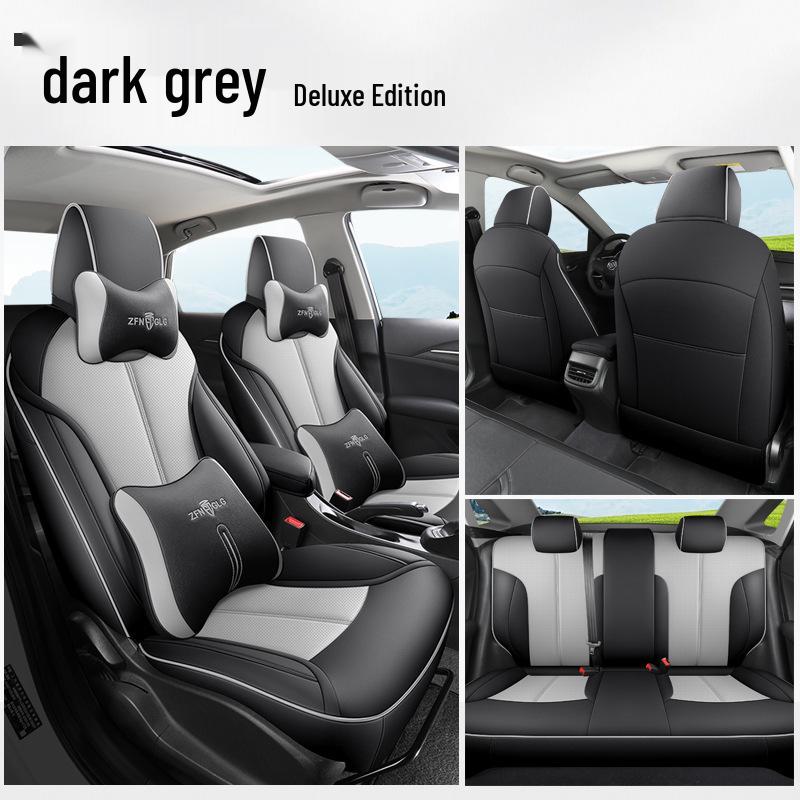 New Buick Velite 6 Full Leather Car Seat Cushion Cover – Universal Four Seasons Model