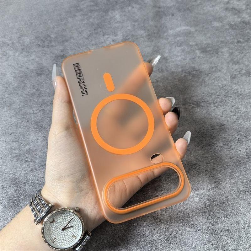 For Honor Magic8 Pro Air Case Simple Transparent Anti-slip Lens Magnetic PC Cover For Honor Magic 8 Air Shockproof Funda