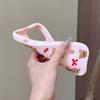 Per iPhone 16 15 14 13 12 Pro Max Custodia Rosa per Telefono Così Carina Fiocco Orsetto Anime Silicone Morbido Copertura Cartoon 3D