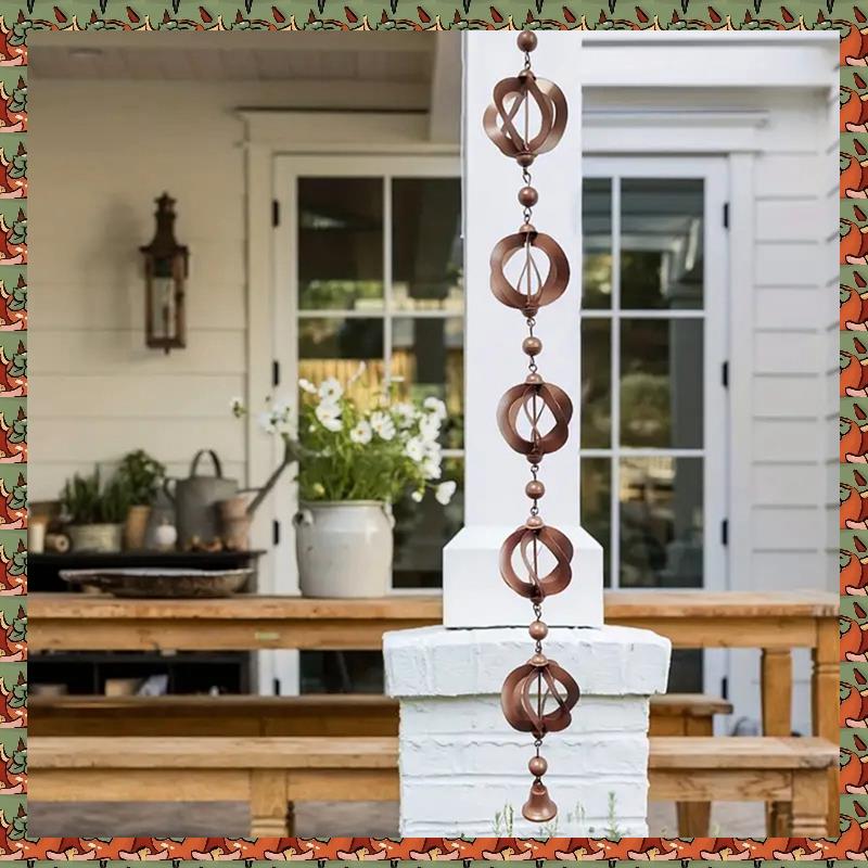 

Outdoor Hanging Rain Chain Outdoor Wind Chime Hanging Garden Decoration