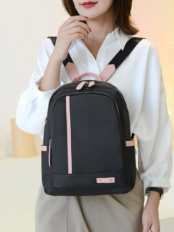 Rucksack aus Oxford-Gewebe für Damen mit wasserdichtem Design und großem Fassungsvermögen für den täglichen Gebrauch