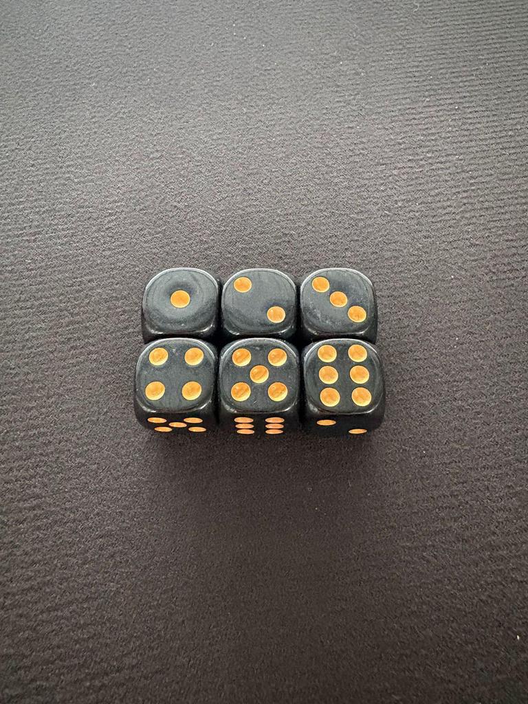 16mm Solid Color Rounded Corner Acrylic Dice - Board Game & RPG Accessory