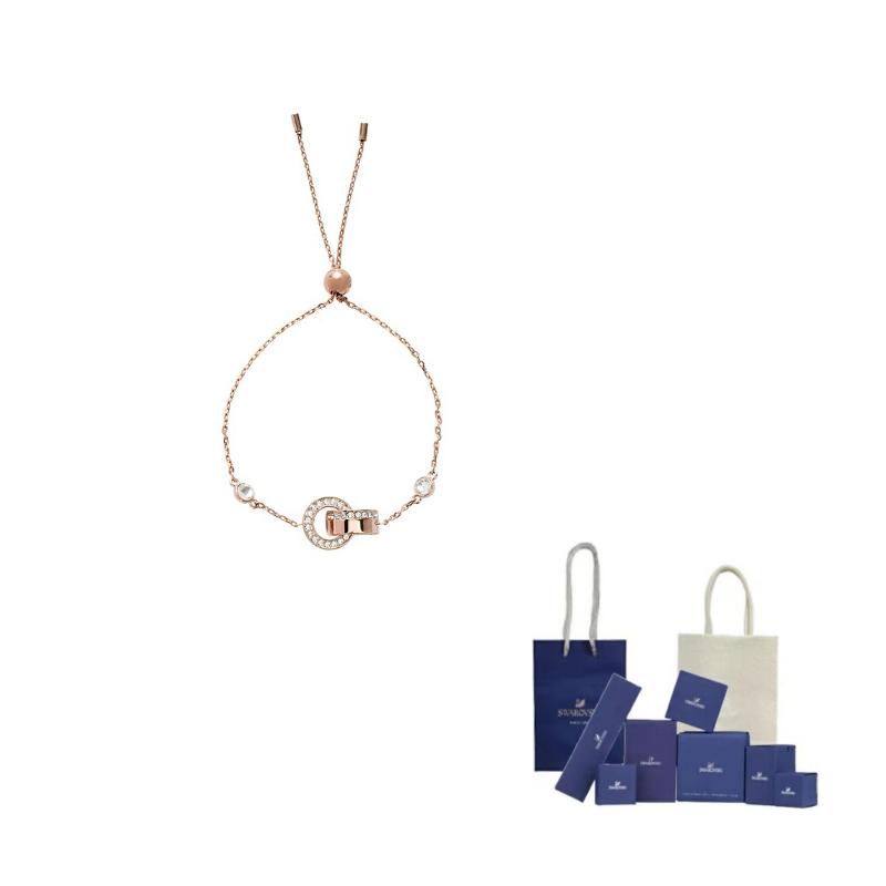 Swarovski Rose gold Crystal embellished Bracelet