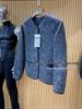 Japanese Designer Women's Imitation Lambswool Fleece Cardigan - Trendy Round Neck Warm Outerwear.