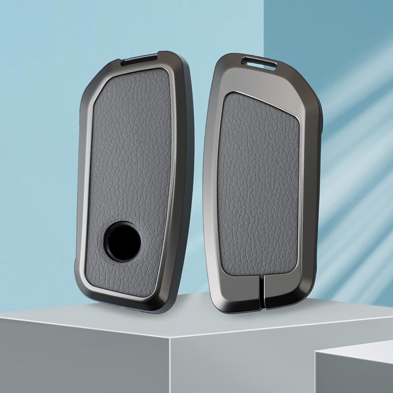 For BMW X1 U11 X7 G07 XM G09 I7 G70 X5 G05 LCI IX IX40 I20 U06 G81 M3 Series 5 7 G60 2023 2024 Leather Car Key Case Cover Shell