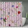 1PC Floral Shower Curtain for Bathroom Modern Bath Decor For Bathroom Shower Curtains Multi-Size Home Decor Bathroom Decor
