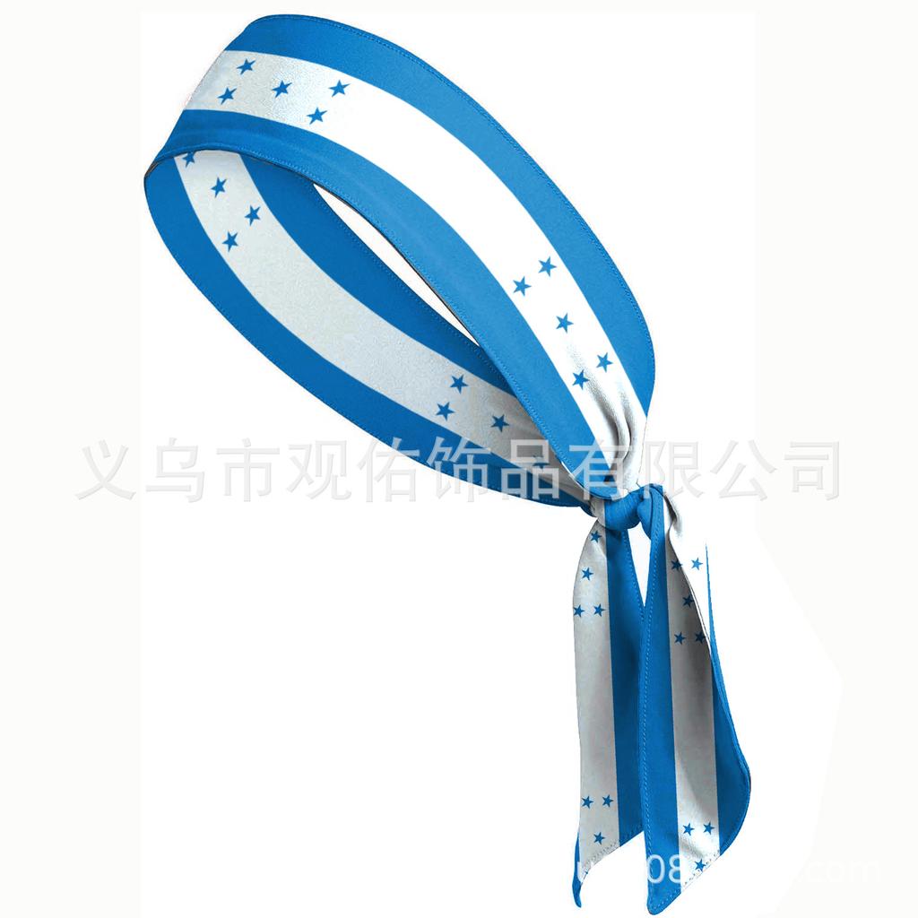 American Flag Independence Day Headband Sporty Elastic Headband, Women's Fashionable Crisscross Wide Headband Hair Accessory