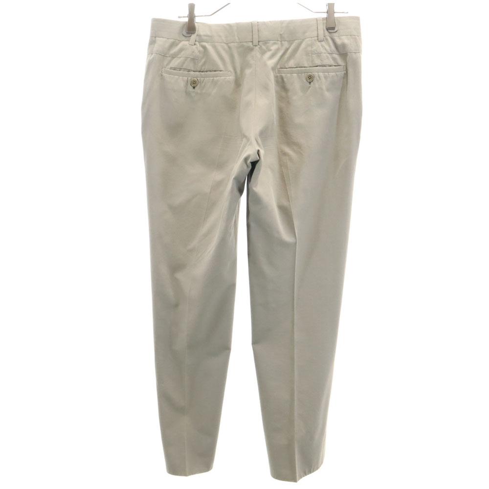 Hermes Made In Italy Cotton Pants Gray Men's Used