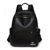 New woven soft leather texture backpack fashionable versatile large capacity travel backpack student bag