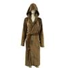 Couples' Casual Flannel Hooded Bathrobe Pajamas