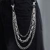 Retro Popular Multi-layer Trouser Chain European and American Hip-hop Jeans Chain Waist Chain Trendy Cool Trouser Waist Accessories