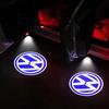 2 For VW Passat B6 B7 B8 B9 Touareg Jetta GTI R Golf 5 6 7 MK6 MK7 LED Car Door Projector Welcome Ghost Shadow Light Accessories