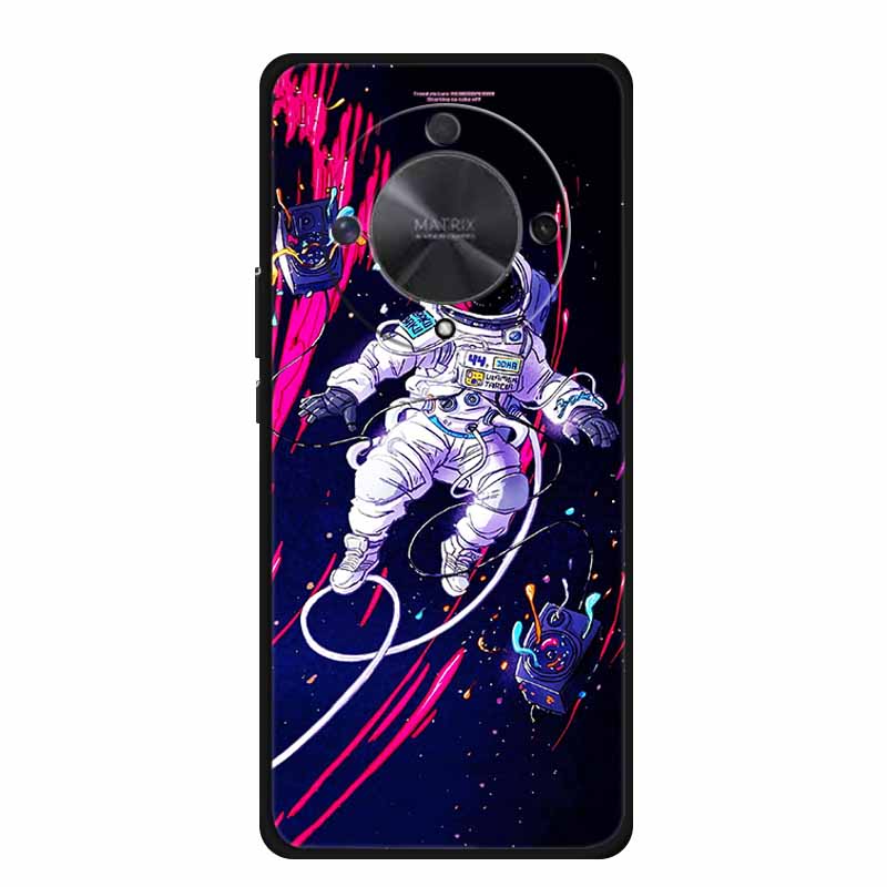 Gift Phone Cases for Honor X9a TPU Soft Silicone Back Cover for Huawei Honor X9 X 9A Funda Honor X9b X 9 a b Coque Spaceman Moon