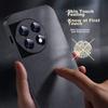OnePlus 11 Phone Case, OnePlus Shockproof, Full Lens Protection, Soft, Simple Luxury Silicone Outer Case, WoAnd Leather Case, Gray
