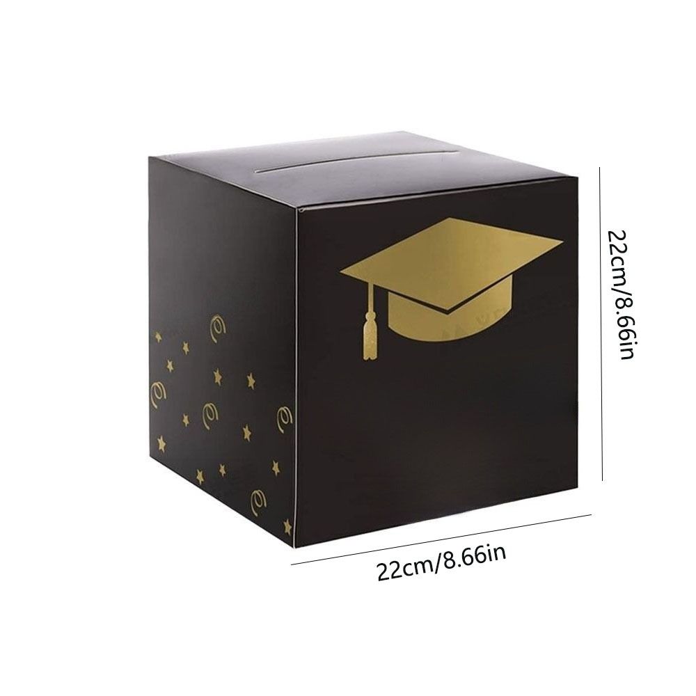 Black Golden Graduation Voting Box DIY Congrats Grad Card Box  Class of 2026