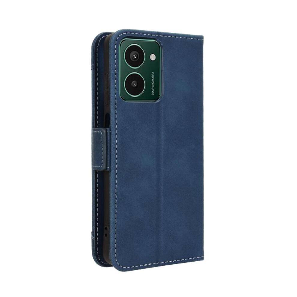 (Blue) Case for Hmd Pulse Pro/ Pulse Plus Adjustable Detachable Card Holder Leather Wallet Cover Magnetic Closure