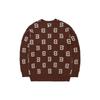 New MLB Base Logo Sweaters Unisex Brown 3AKCM0124-43BRD