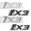 iX3 I3 Emblem Car Logo Word Mark Rear Trunk Modified Badge Decor Sticker Auto Exterior Accessories Fit 2022 Brilliance iX3 I3