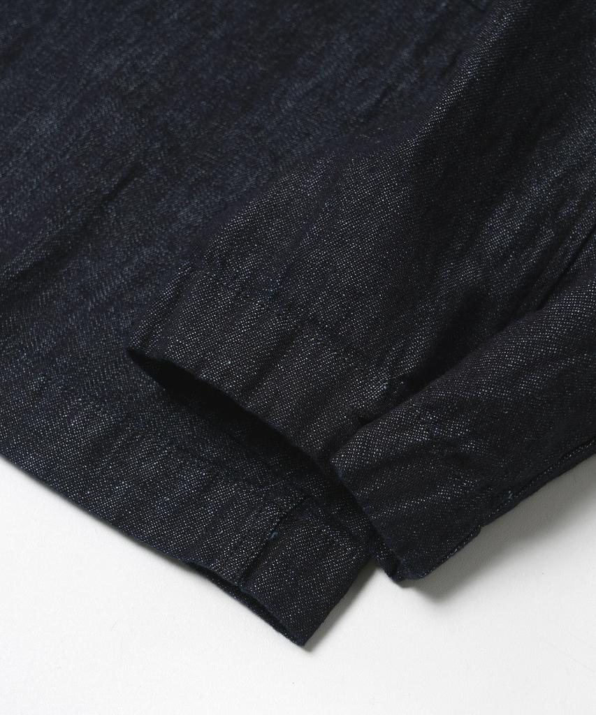 Frizmworks Linen Denim Trucker Durumagi _ Indigo