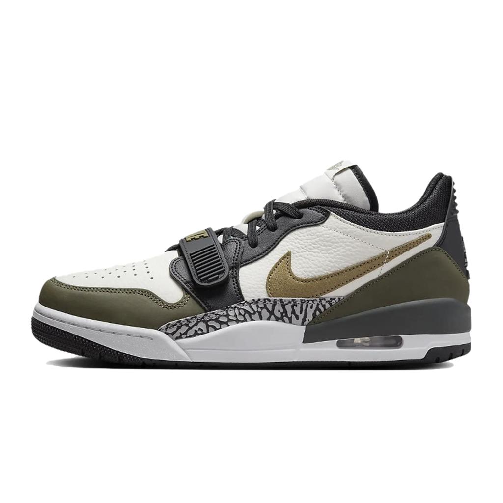Jordan Legacy 312 Street Graffiti Cushioning, Wear Resistant Low Top Vintage Basketball Shoes Unisex Black CD7069-120(Team947-)