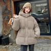Women’s Short Detachable Hood Windproof Thicken Warm Winter Jacket