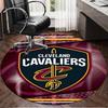 football Cavaliers Logo Round Rug for Livingroom,Bedroom, Palyroom, Chair Rug, Area rug, Circle Carpet, Large Size Fan Christmas gift