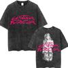 Karol G Tropicoqueta  Album Latina Foreva Washed T Shirt Men Women Trendy Loose Tshirts Casual Cotton Retro Street T Shirts