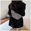 Zipper Closure Chest Bag Leopard Print Phone Storage Shoulder Bag Lightweight Design Casual Style Messenger Bag Outdoor Travel