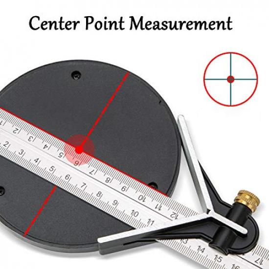 DUEBEL Combination Square 12” Horizontal Square Stainless Steel Multi-Function Carpentry Squares Right 90 Degree Angle Ruler Woodworking Square