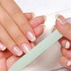 4 ცალი გამძლე შუშის ფრჩხილის ფილები ფრჩხილის არტის აკრილის წვერის ბუფერული მანიკურის ხელსაწყო